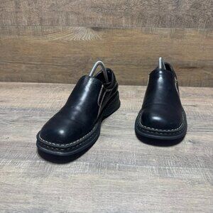 Born Y2K Black Leather Loafers Women's Size 10